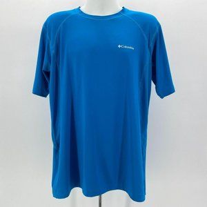 Columbia Omni-Shade Sun Protection Blue Shirt XL